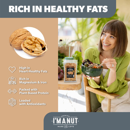 Walnuts - Chopped Raw 1Kg Pack